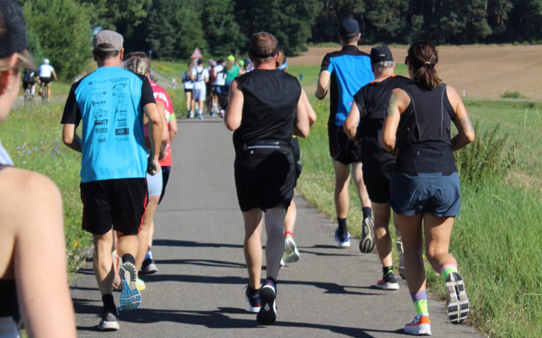 Testlauf gemeistert – strahlende Gesichter bei strahlendem Sonnenschein