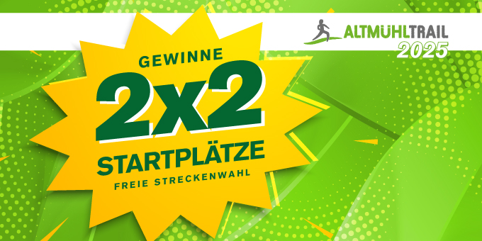 Gewinne 2×2 Startplätze für den Altmühltrail 2025! 🏞🎉